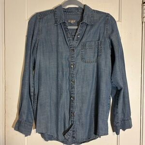 J. Jill Denim Blue Shirt